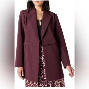 NWT Burgundy Women's Jacket